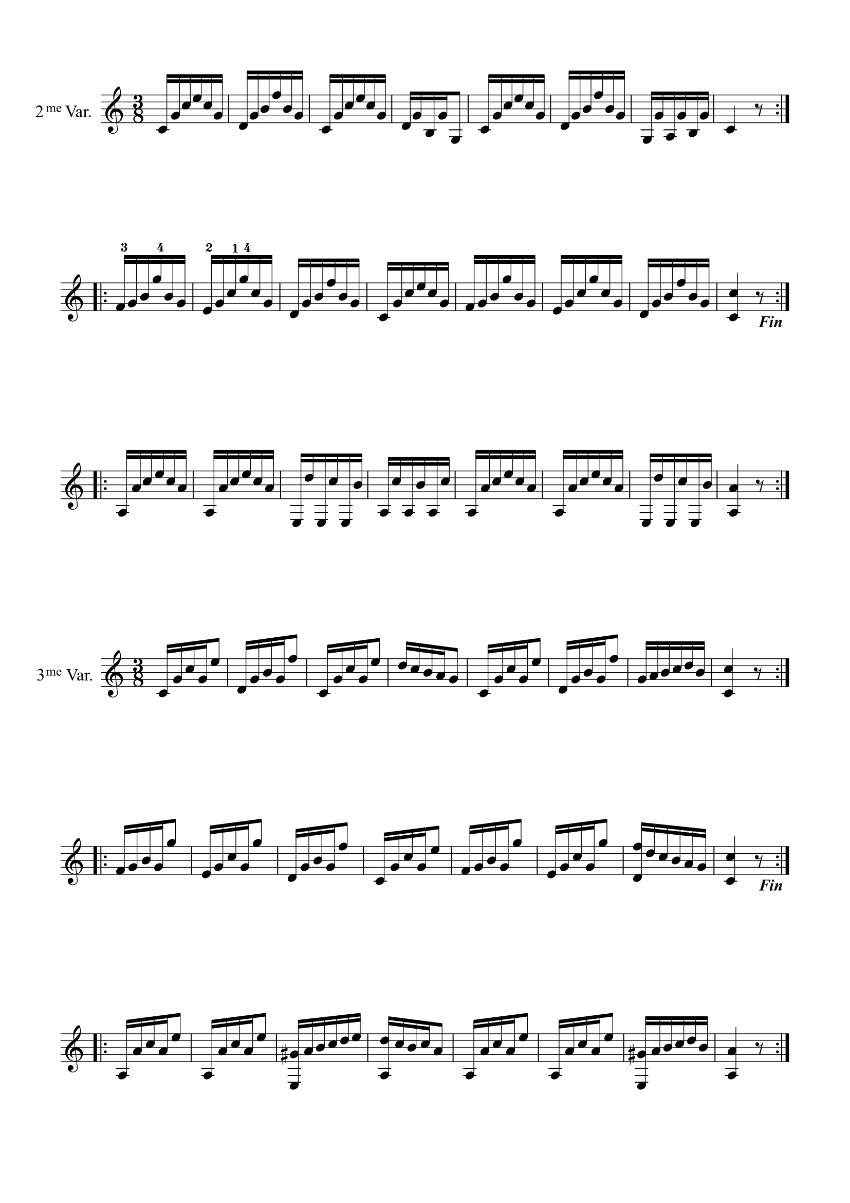F. カルリ 「フェルディナンド・カルリによって彼の息子グスタボ教育のためことさらに作曲されたギターのための完全な教則本」(第4版)11-12ページ1