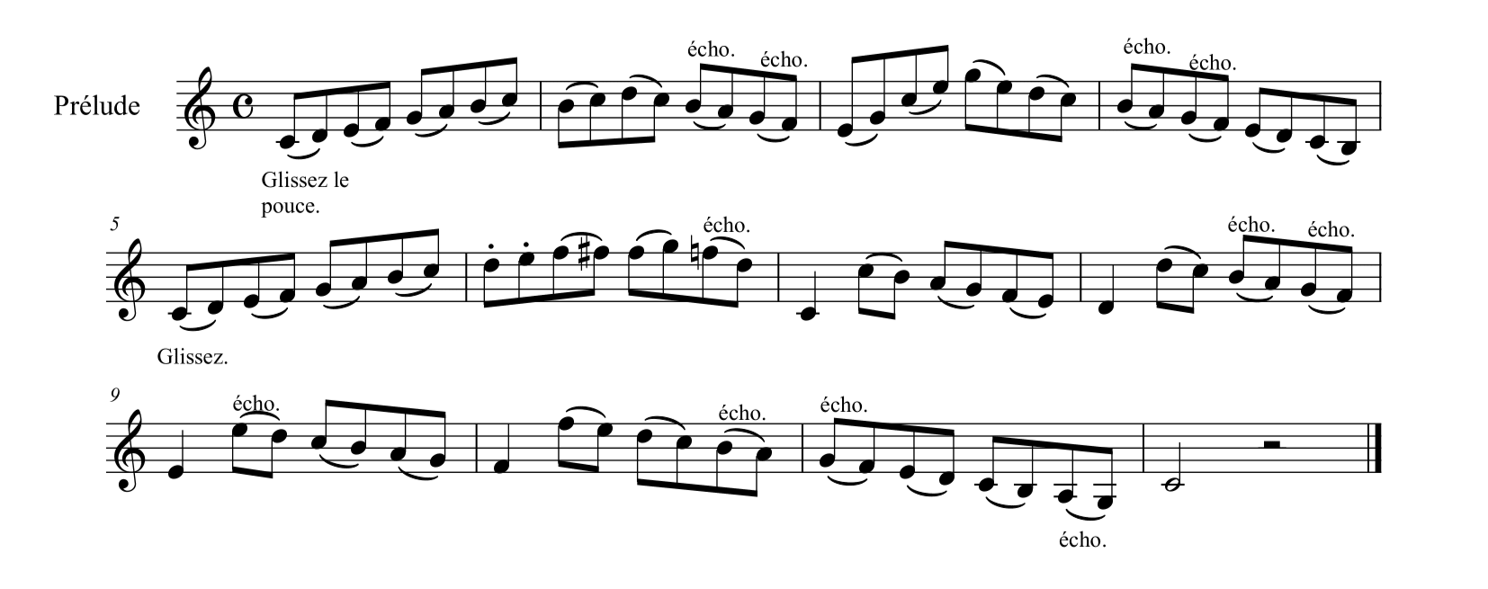 F. カルり「ギターのための完全な教則本Op.27」34ページプレリュード