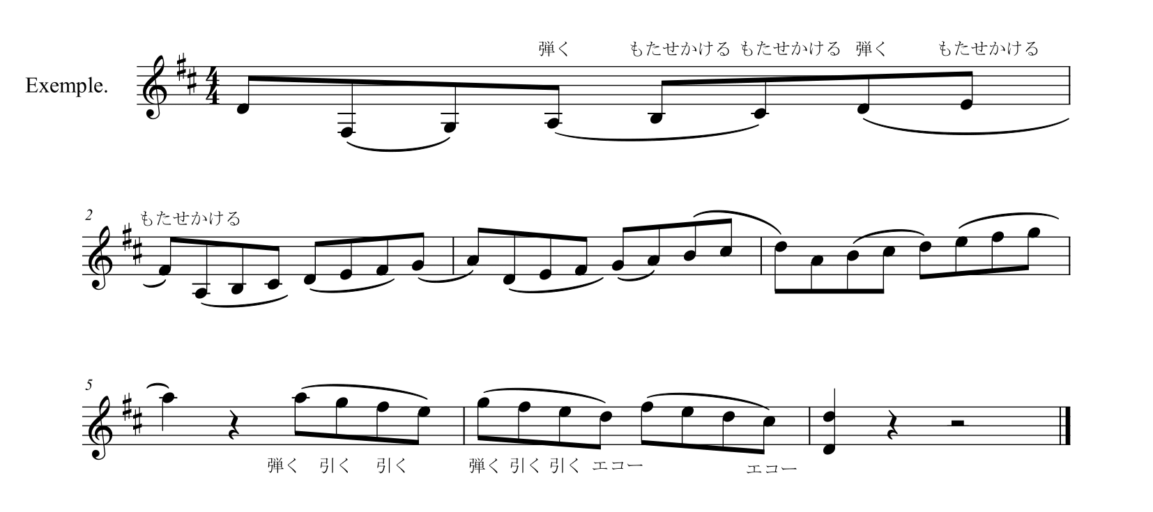 F. カルり「ギターのための完全な教則本Op.27」35ページ例
