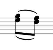 F. カルり「ギターのための完全な教則本Op.27」36ページ例3-4