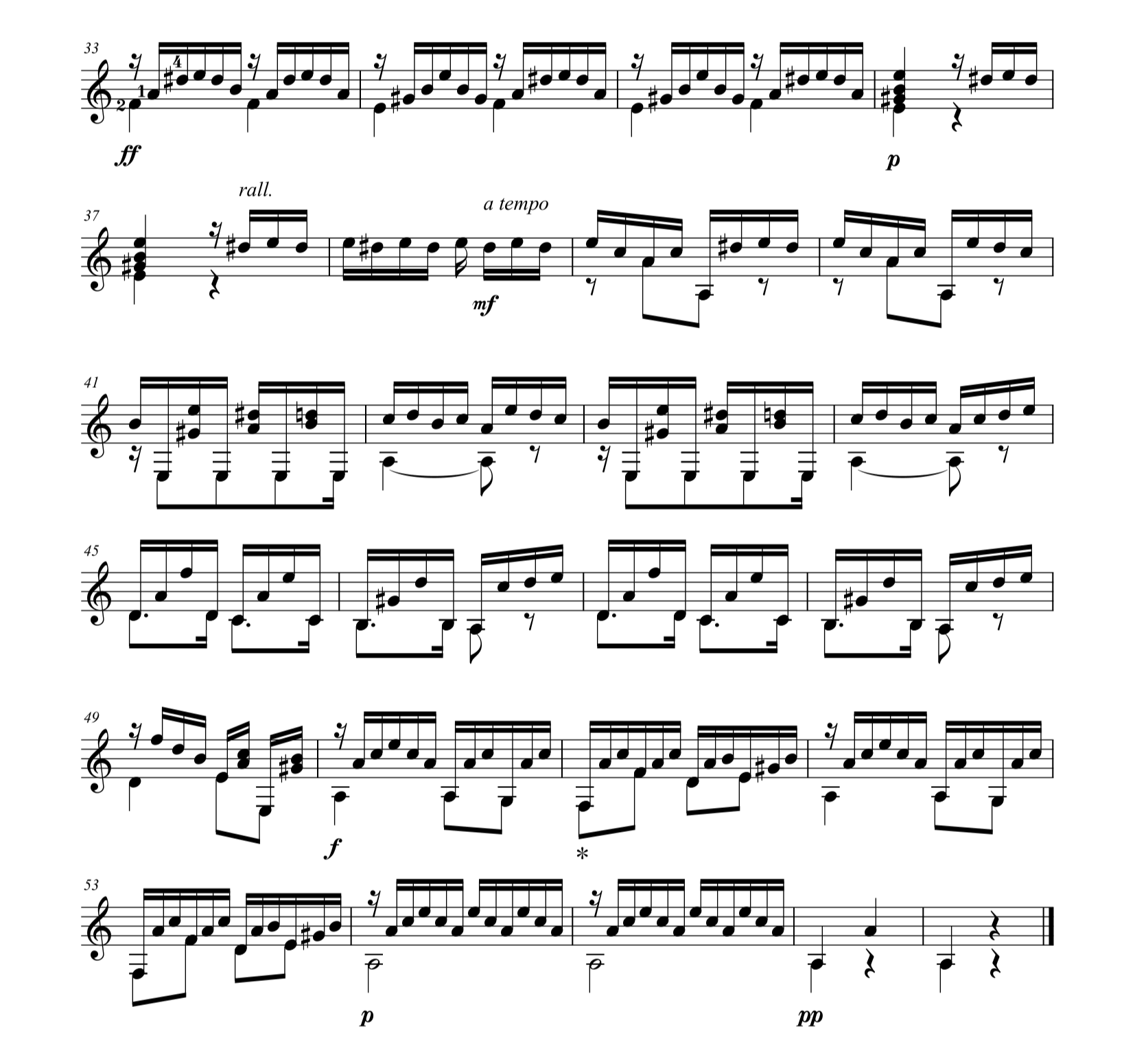 F. カルリ　「教則本またはギター練習曲1年目の補足　教則本を含むすべての続きで作った初歩的な作品　解説付き」17ページモデラート